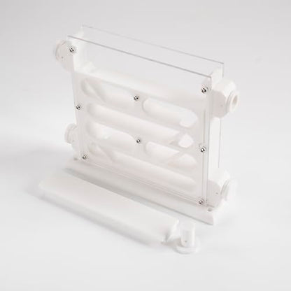 Ant Farm Observation Nest, White, Multi-Layer Educational Formicarium with 4 Extension Ports, Vertical Standing Design