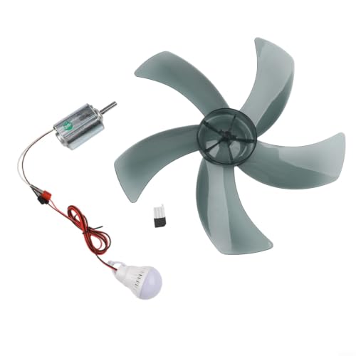 Hand Crank and Wind for turbine Generator Kit, 12V for Science - size: Set 1