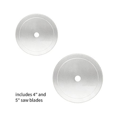 Hi-Tech Diamond 4"/5" Lapidary Trim Saw for Rocks, Minerals & Glass