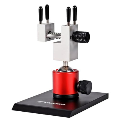 Mini Vise Table Top Clamp - Small Bench Vice for Hobby Jewelers - Adjustable Aluminum Alloy 360° Rotatable with 0-2.48' Clamping Range for Jewelry Making DIY Projects Crafts Repair Tool
