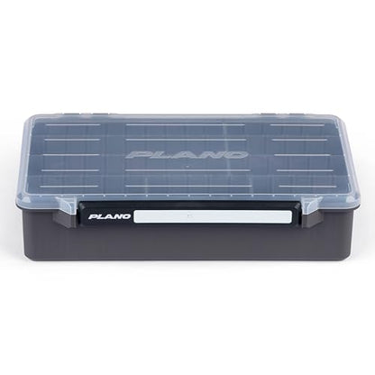Plano StowAway 3700 Deep Stow Tackle Box, with Corrosion-Preventive Rustricor, Single Latch Design, Transparent DuraView Lid, Stackable Storage for Fishing Bait, Lures and Gear - size: 3700 Deep, style: New Model