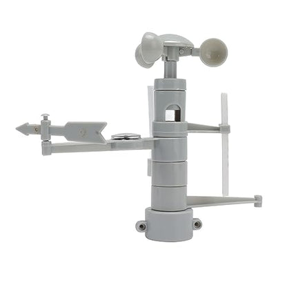 Fafeicy DIY Weather Station Toy Plastic Multifunction Weather Station Kit with Wind Vane Anemometer Thermometer and Rain Gauge for Children 7 to 14 Science Learning