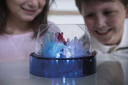 Crystal Growing - Colour Changing Crystals Light - Crystal Growing Kit with LED Lights, STEM Kits Learning for Kids, Create Unique Designs and Vibrant Displays, Safe Non-Toxic Materials - style: Crystal Growing Color Changing LED Light Kids Science Kit
