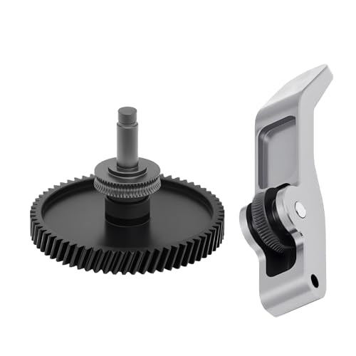 Upgrade Hardened Steel Extruder Gear Assembly Kit for Bambu Lab A1, Aluminum Alloy Handle Helical Gear Integrated Shaft Design DLC Coating Extruder Gear for A1, A1 Mini 3D Printer - style: for A1