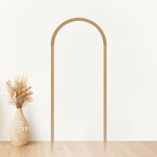 Novabright Arch Wood Molding 47 x 22 Inch, Arch Unfinished Trim - size: 47 x 22 Inc, style: Arch