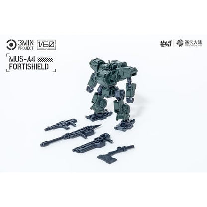 Sheik Mainland 1/60 MUS A4 Fortishield Green Model Kit 3PCS - color: Fortishield Green