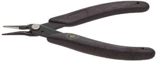 Xuron - 450SAS Tweezer Nose Pliers - Serrated, ESD Safe Grips - size: Serrated Static Control Grips