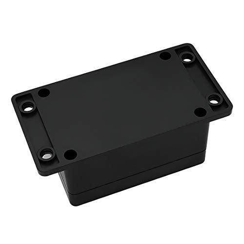 Junction Box Waterproof Dustproof IP65 ABS Plastic Universal Electric Project Enclosure Black with Fixed Ear 3.93"x2.68"x1.97"(100 x 68 x 50 mm) - size: 3.93"x2.68"x1.97"