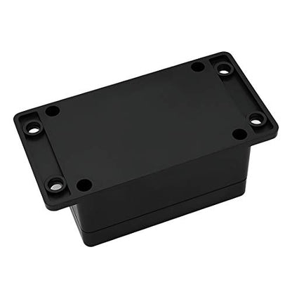 Junction Box Waterproof Dustproof IP65 ABS Plastic Universal Electric Project Enclosure Black with Fixed Ear 3.94" x 2.68" x 1.97"(100 x 68 x 50 mm)(Pack of 2) - size: 3.94"x2.68"x1.97"(Pack of 2)