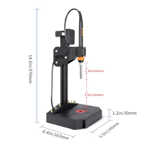 Vertical Heat Set Insert Tool with 90W Soldering Iron for 3D Printed Parts - color: Vertical Heat Pressing Machine