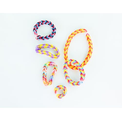 JIYAKO 2500+ Rubber Band Bracelet Kit, Loom Bracelet Making Kit for Kids - color: 2500+Rubber Band Bracelet Kit