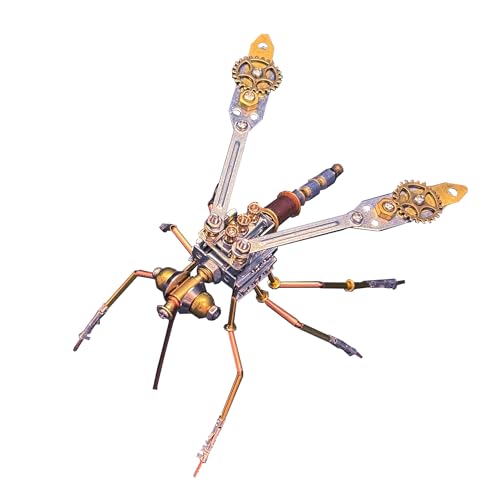 3D Metal Model Kits for Adult - Mechanical Mosquito-Building DIY Projects Insect Bug Hobby Kit Arts and Crafts Sets-Father's Day & Birthday Gift Ideas(Mechanical Mosquito Y) - style: Mechanical mosquito Y