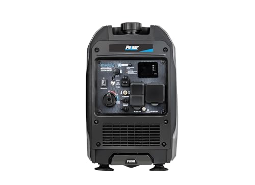 Pulsar Products GX400BN, 4000W Portable Ultra-Quiet Dual Fuel & Parallel Capability, RV-Ready, Handle & Wheels, with CO - style: 4000 Watts + Dual Fuel + Wheel Kit + RV Ready + CO Shutdown