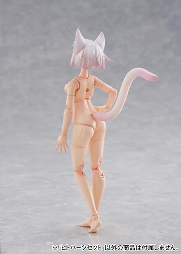 Aoshima Bunka Kyozai Aoshima Kemo Plastic No. KO-01R Human Parts Set [Color A] Non-Scale Approx. 5.3 inches (135 mm), ABS & PVC Color-Coded Plastic Model