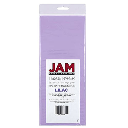 JAM PAPER Tissue Paper - Lilac Purple - 10 Sheets/Pack - color: Lilac Purple, size: 10 Count (Pack of 1)