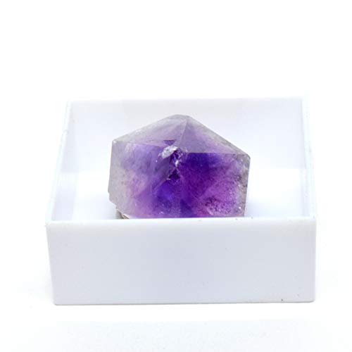 HQRP 45 Carat Purple Amethyst Point in Box Natural Sparkling Quartz Crystal Collectible Mineral Gemstone Spesimen - Morocco (1PC) - color: Purple Amethyst