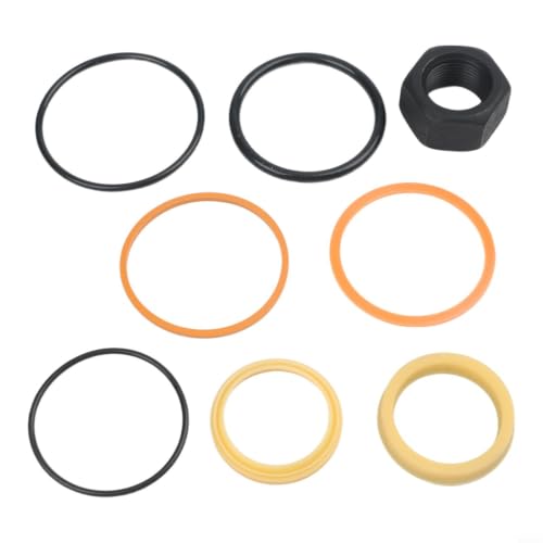 Hydraulic Lift Cylinder Seals Kit,7135489 Lift Hydraulic Cylinder Seal Kit For Bobcat 324 S530 S570 S590 T590 E16 Models For Loader And Excavator Maintenance