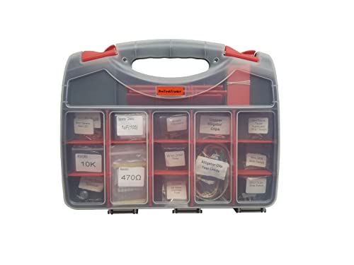 Make Electronics 3rd Edition Kit 1 Deluxe Electronic Component Kit - style: Kit 1 (Ch. 1-3) Deluxe