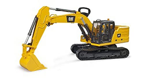 Bruder 02484 Cat Excavator with Structure, 1:16 Scale Excavator Toy