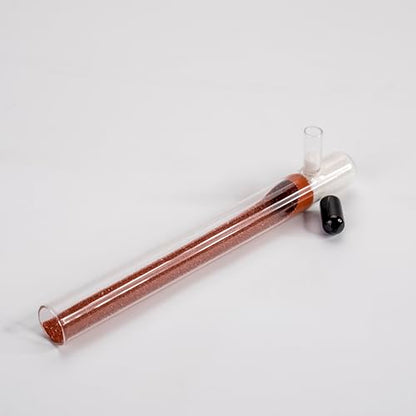 Ant Farm Test Tube with Water Port, 15mm x 150mm, Clear Glass, Formicarium Nesting Tube