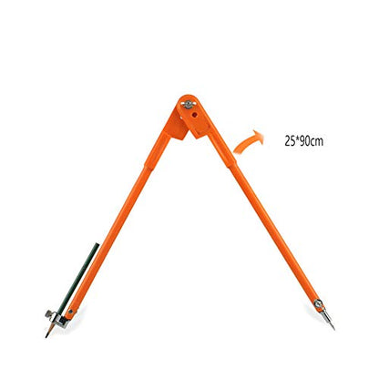 Professional Woodworking Compass Pencil Marking Compass Circle Maker Scriber for Geometry (Medium) - style: Medium