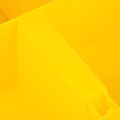 Bucket Boss - Bucket Stacker Small Parts Organizer, Bucket Organization (15051) , Yellow - size: 1 Count (Pack of 1)