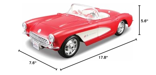 Maisto 1:24 Scale Assembly Line 1957 Chevrolet Corvette Diecast Model Kit