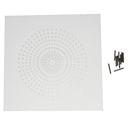 The Beadsmith Wig Jig Cyclops – Wire Elements –5” Acrylic Jig with Radial Design, 385 Holes, 10 Removable Metal Pegs – Tool for Making Wire Components and Jewelry Designs - size: 5" Radial Jig