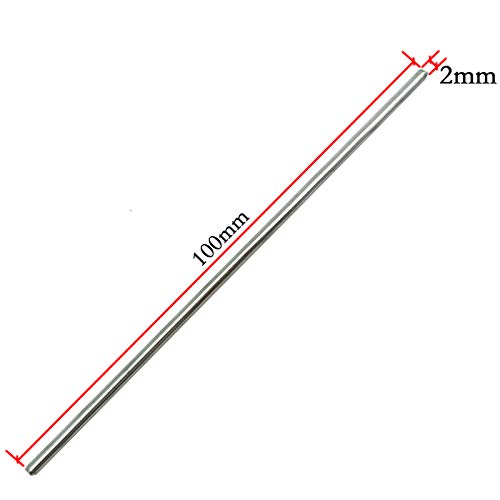 EUDAX 30mmx8mm Plastic Roll 2mm Dia Shaft Toys Wheel and 2mmx100mm STEM Shaft Round Rod Axles for DIY Toy RC Car Truck Boat Helicopter Model Part (Black, 100pcs) - color: Black, size: 100pcs