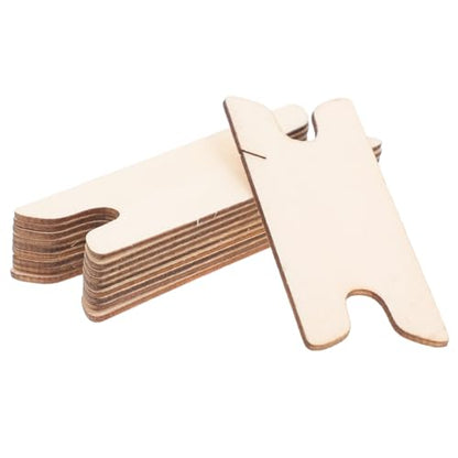 Gogogmee 10 Pcs Wood Weaving Shuttle Sticks Small Weaving Shuttles for Scarf Tapestry Loom Tools & Accessories for DIY Handmade Craft Projects
