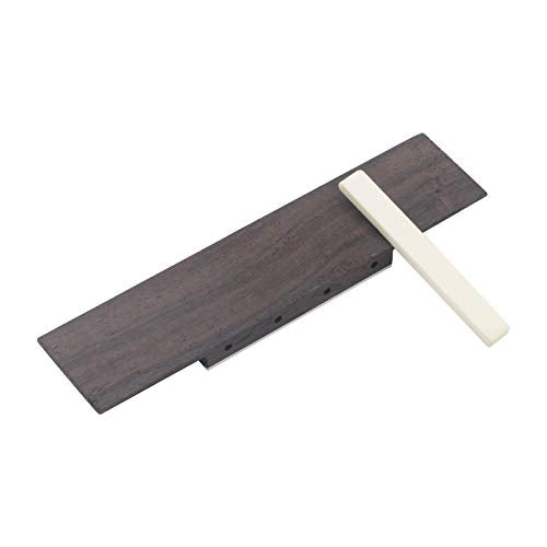 Swhmc 4 String Guitar Bridge, Natural Wood Color