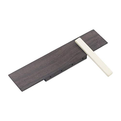 Swhmc 4 String Guitar Bridge, Natural Wood Color