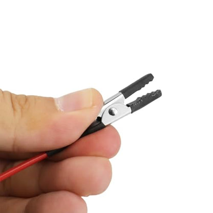 Antrader Model Painting Alligator Clip Stick with Rubber Tips,50Pcs,Red - color: Red