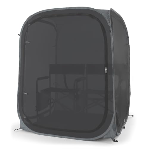 WeatherPod® MyPod™ Mesh 1-Person Pop-Up Sports Shelter - color: Black, size: X-Large