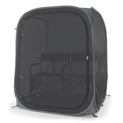 WeatherPod® MyPod™ Mesh 1-Person Pop-Up Sports Shelter - color: Black, size: X-Large