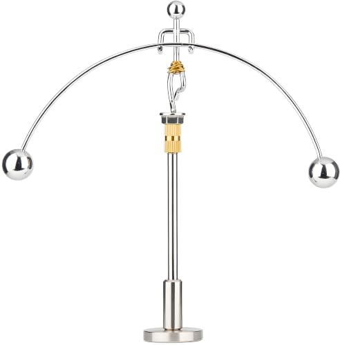 Sunnytech Steel Physics Toy Kinetic Art Balance Toy Balancing Decompressive Science Psychology Home Office Toy for Desk Decor Golden Pants Hercules WJ149 - style: WJ149