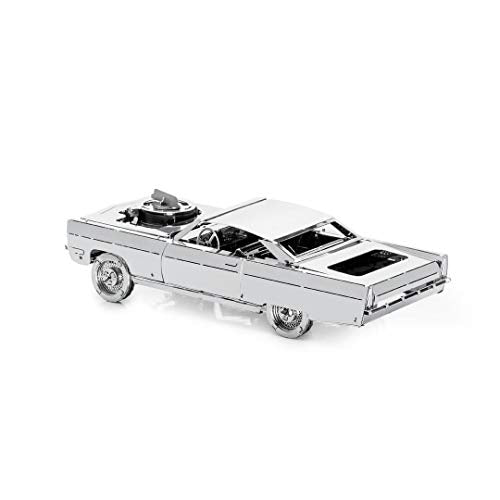 Model Car Kit - 3D Model kit Royal Voyager - Moving Wind-Up Retro Car Model | 3D Puzzle for Adults - Metal DIY Kit | Beautiful Metal Model Car Collectible | DIY Construction Set of a Vintage Car