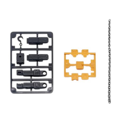 CYBER RECORDS Crane Expansion Part for Connectable Display Base with Adjustable Metal Chain 3mm Pin Diorama Accessory for Plastic Model Kits and Figures Japan