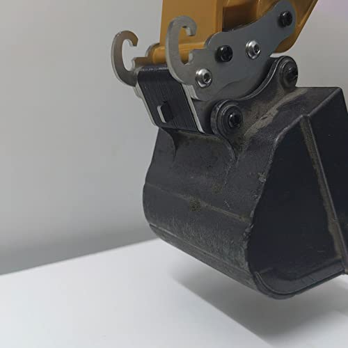 Metal Manual Bucket Changer Quick Release Excavator Bucket Modification Kit for Huina 350/550/560/580/592/593/594/1580 RC Excavator