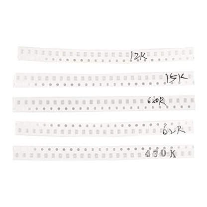 1500pcs 1206 Resistors Kit 60 Value 1206 SMD Capacitor 1206 Chip Resistor Assortment Kit 1% 1/4W 0.25W 0 ohm-10M ohm Resistors - style: 1206-1500pcs