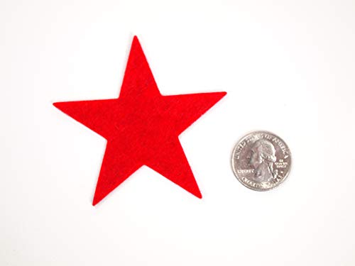Playfully Ever After 1.5 inch Stiff Felt Stars 88pc (Red, White, & Blue) - color: Red, White, & Blue
