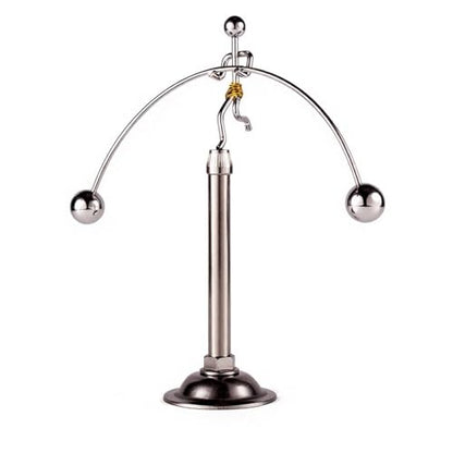 Sunnytech Steel Balance Toy Weightlifter Kinetic Art Balance Toy Balancing Decompressive Science Psychology Home Offic Decor Desk Decor WJ049 - style: WJ049