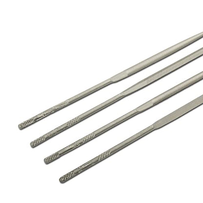 Crescent Nicholson 12 Piece Needle File Set with Handles | 37392 - size: 5-1/2", style: 0 Cut