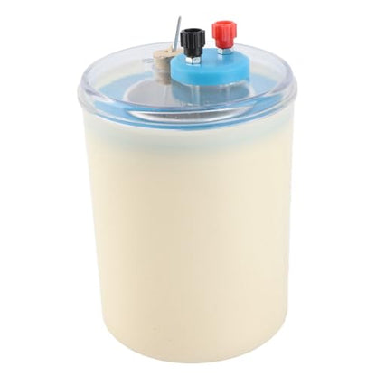 Double Wall Electric Calorimeter, PVC Heat Measurement Electric Calorimeter Physical Experimental Instrument for High School Students