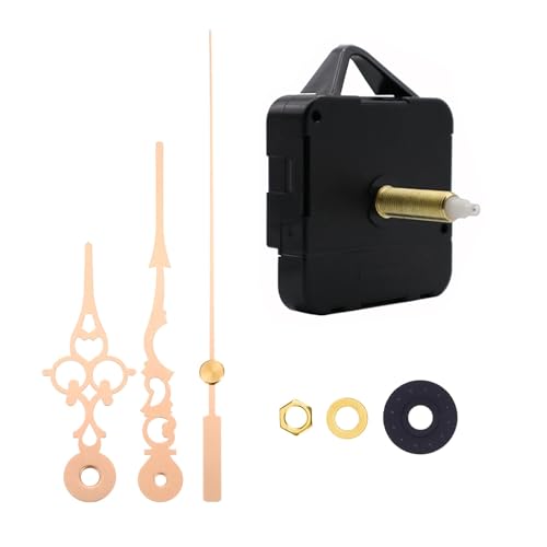 High Torque Quartz Clock Mechanism Replacement Movement Kit(Gold) - color: Gold