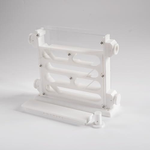 Ant Farm Observation Nest, White, Multi-Layer Educational Formicarium with 4 Extension Ports, Vertical Standing Design