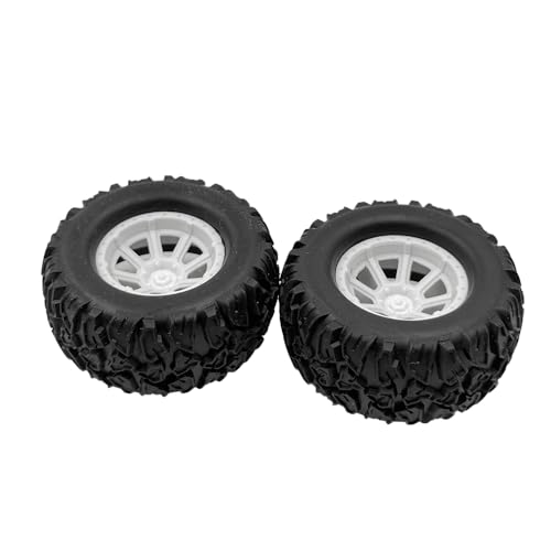 4PCS Toy Car Wheel Model Car Rubber Tire Wheels with Metal Shaft Round Rod Axles for RC Car Truck Robot DIY Model Toy Wheel Replace Parts (3x55mm) - style: 3x55mm