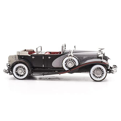 Metal Earth Puzzle 3D Car Duesenberg Ii Sj 1934. Vehicle Metal Puzzle. Building Models for Adults Challenging Level 10.01 X 3.99 X 2.59 Cm