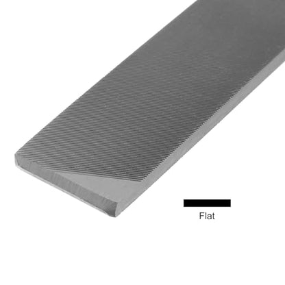HARFINGTON Farmers Own Files 10 Inch High Carbon Steel Single Cut Flat Hand Rasp File for Deburring and Removing Material - size: 10 Inch