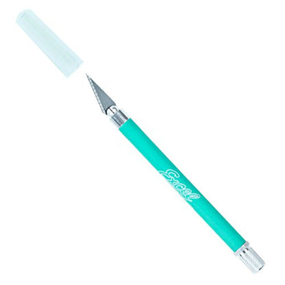 Excel Blades Soft Grip Hobby Knife, K18 with Safety Cap, American Made Light Duty Craft Knife (Green) - color: Green (1)